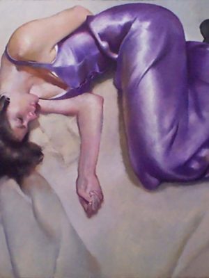 Esther In Purple Dress