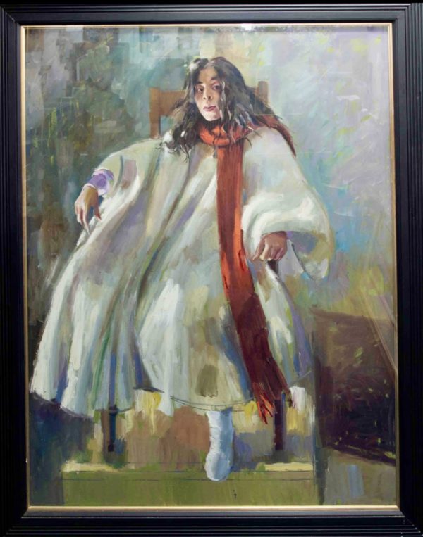 Portrait Of Myriam Original Painting Robert Lenkiewicz