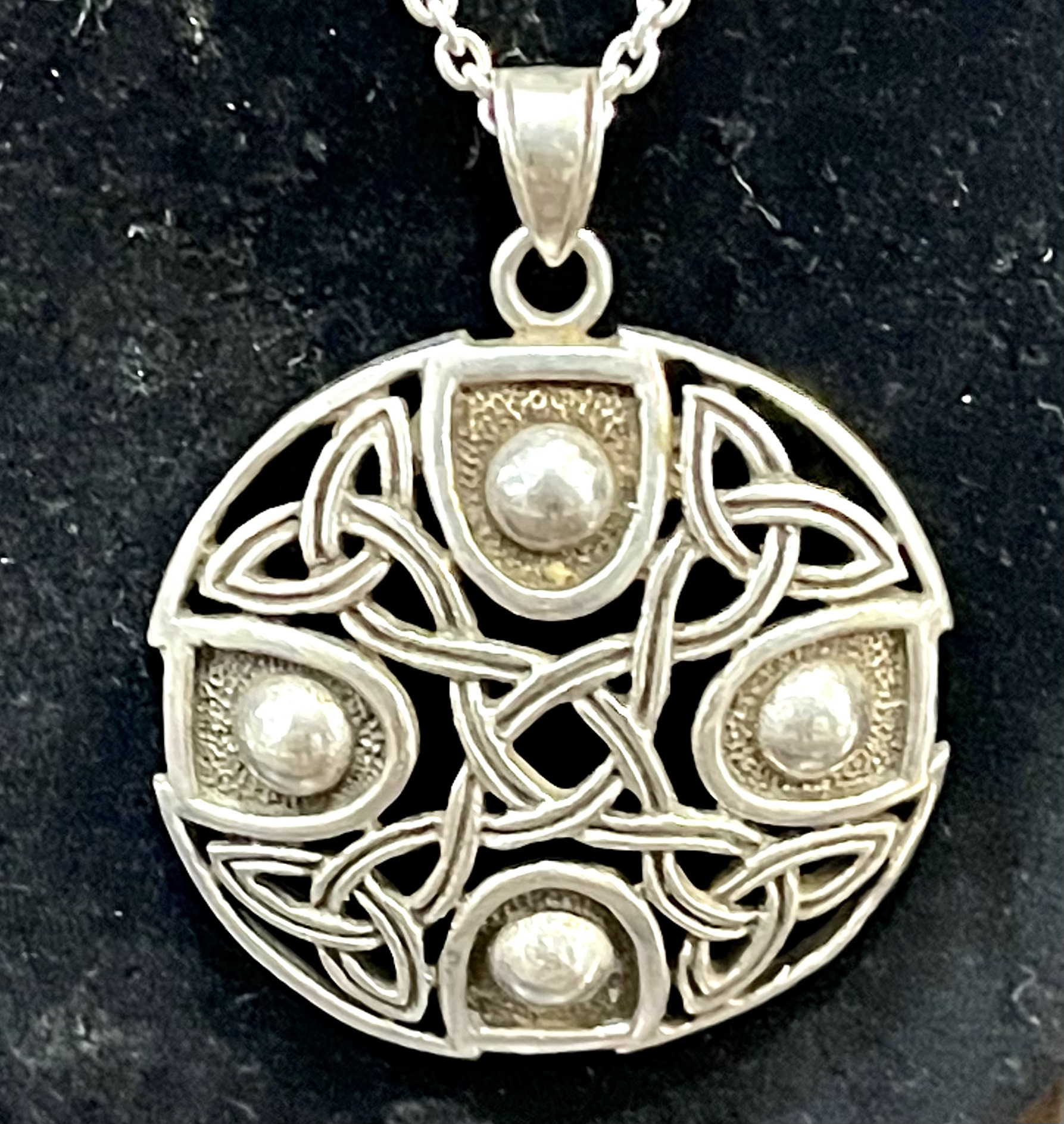 Silver Necklace Celtic Influence