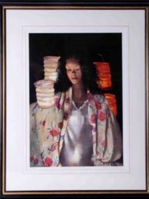 Anna With Lanterns Limited Edition Signed Print