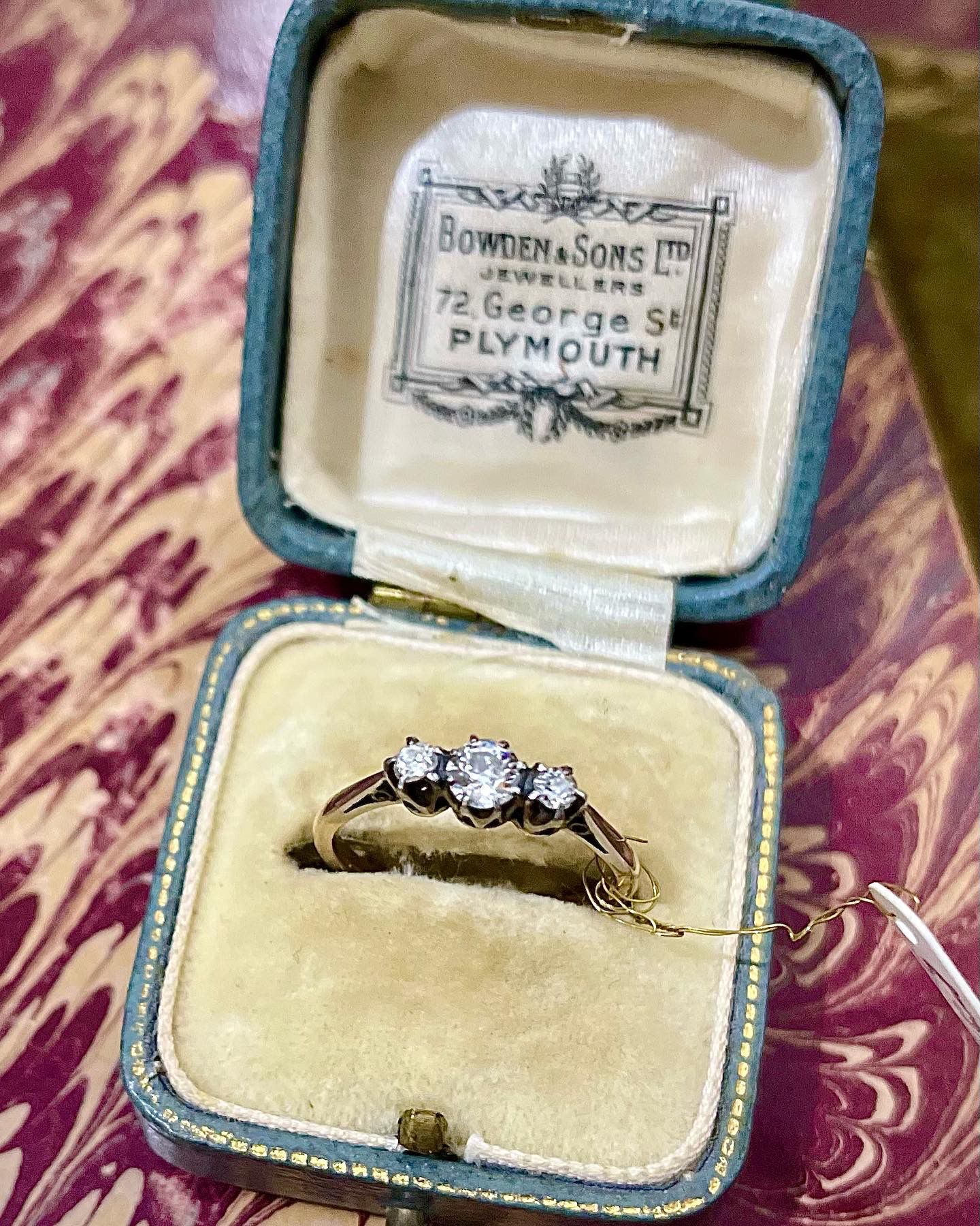 Diamond Ring 18 Carat Gold Circa 1920