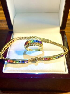 Rainbow Bracelet and Ring